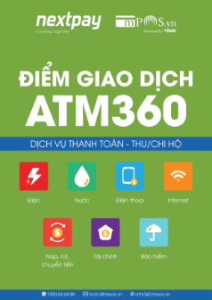 Hợp tác với mPOS - Trở thành điểm giao dịch ATM 360